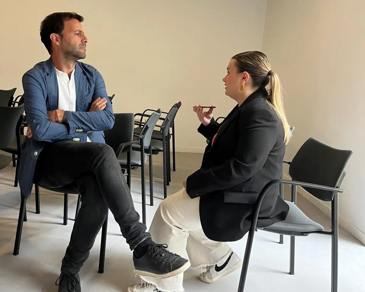 Ariadnna de Seven sector en entrevista